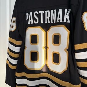NWT Boston Bruins Centennial David Pastrnak Sz S Breakaway Home Jersey Fanatics